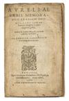 JOAN OF ARC. Micqueau, Jean-Louis, translator. Aureliae urbis . . . ab Anglis obsidio . . . Et Joannae viraginis . . . res gestae. 1560
